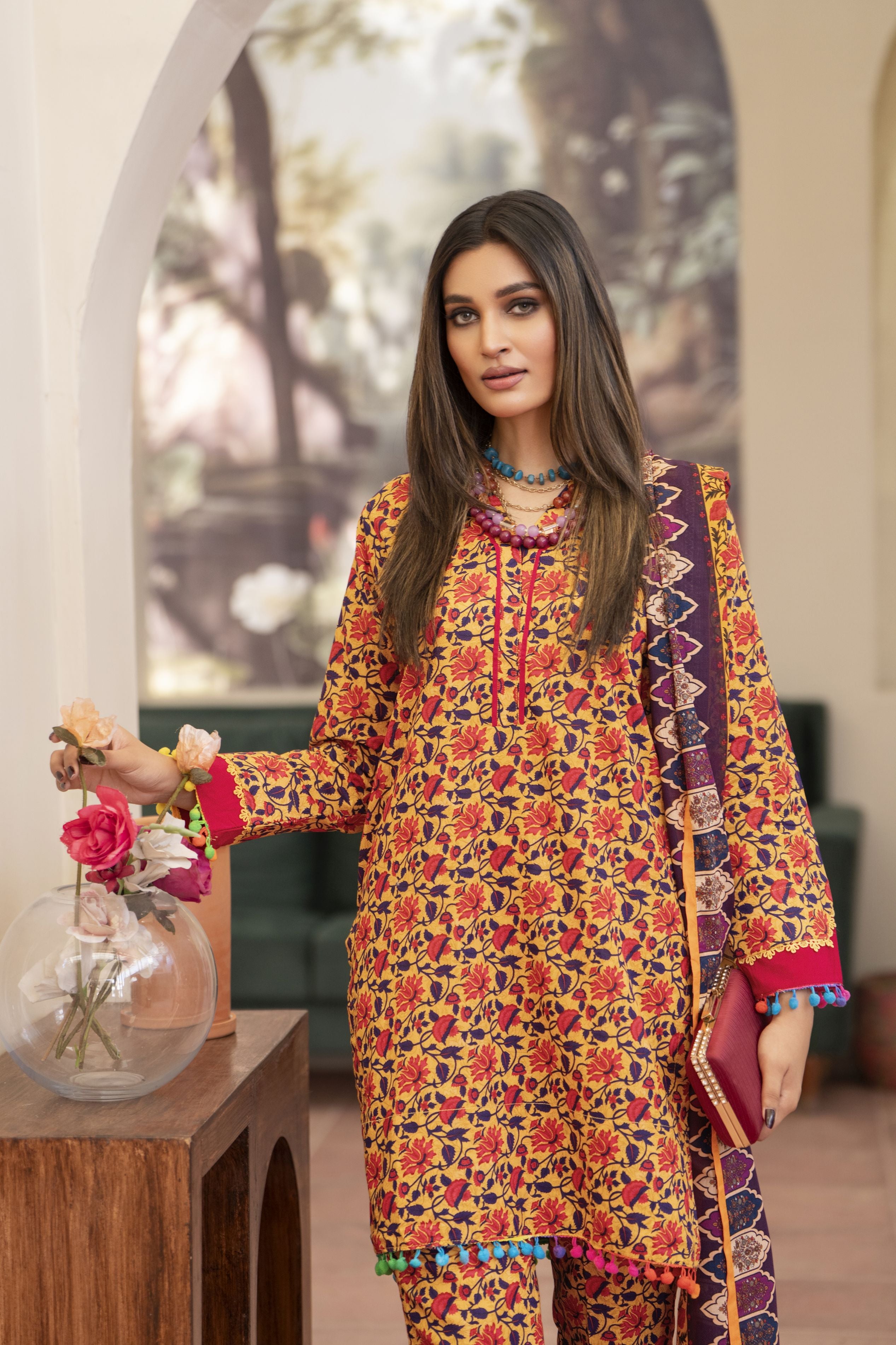 3pc Ready to Wear Breeze by Aabpara Printed Lawn Womenswear BBA3