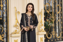 3pc Embroidered Linen Suit with Jacquard Dupatta Soraya SBH7