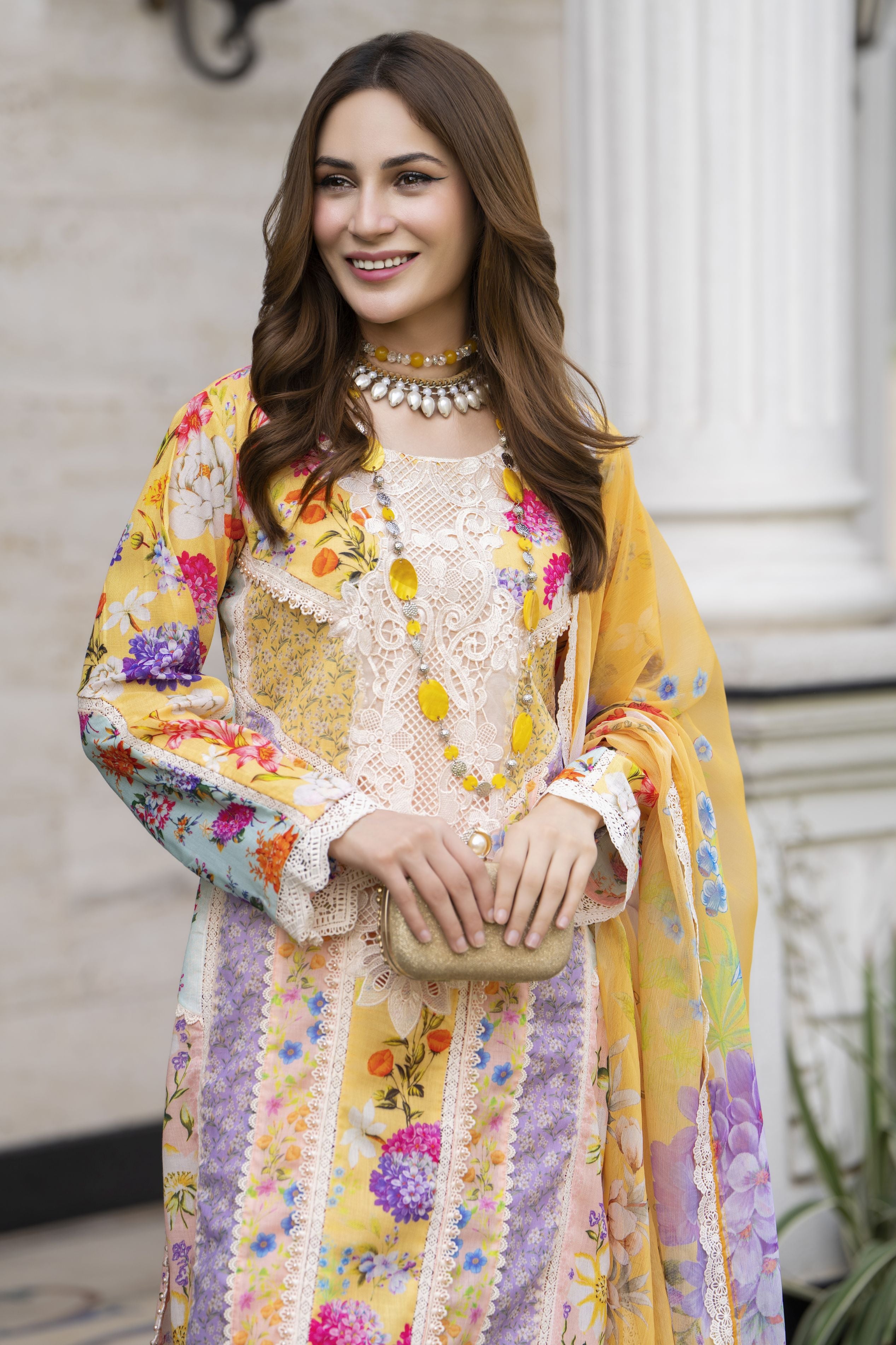 Silver Petals Ready to Wear Lawn Collection – SPRW1
