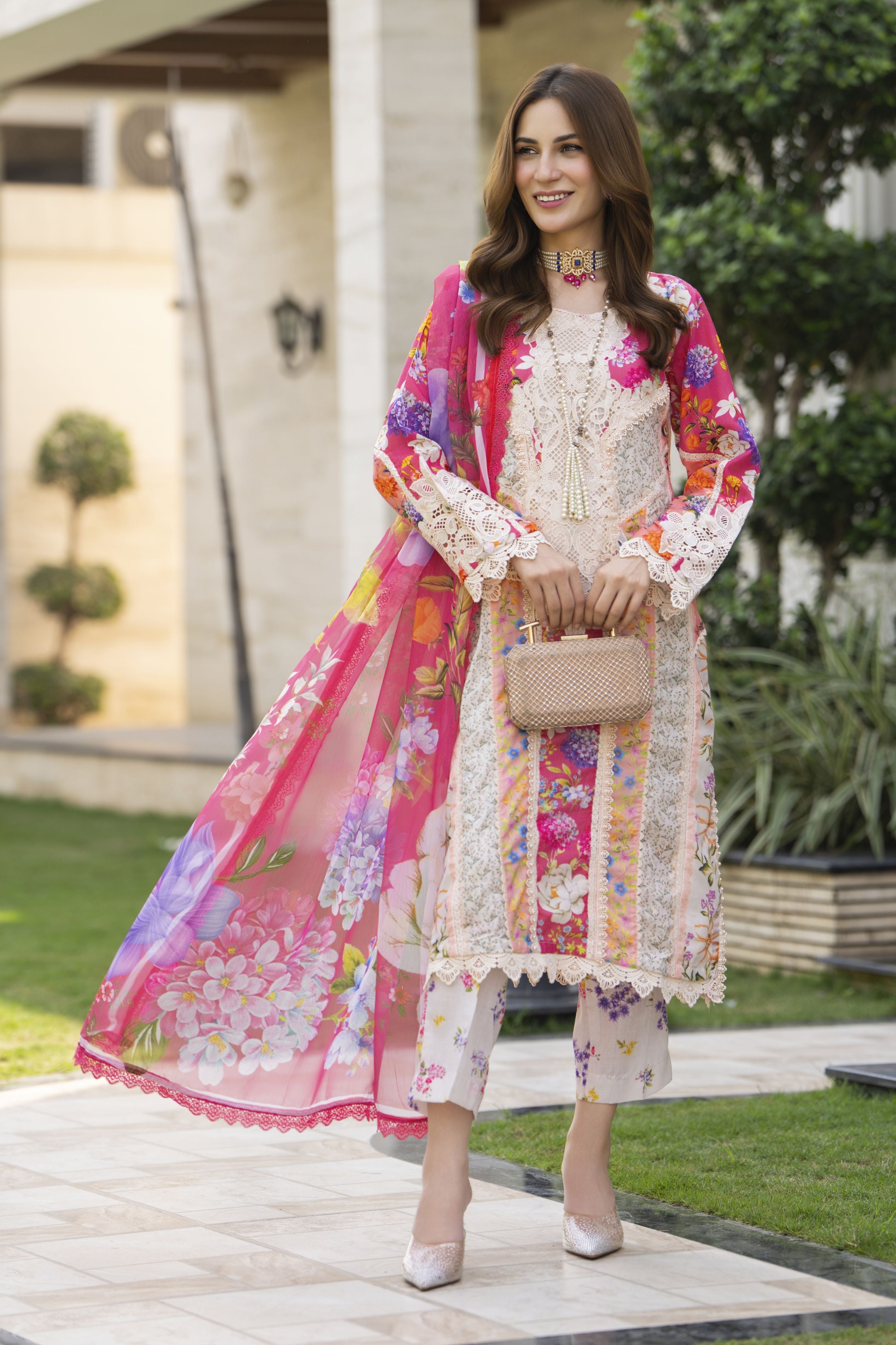 Silver Petals Ready to Wear Lawn Collection – SPRW3