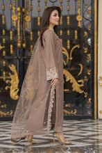 3pc Embroidered Linen Suit with Net Dupatta Soraya SBH8