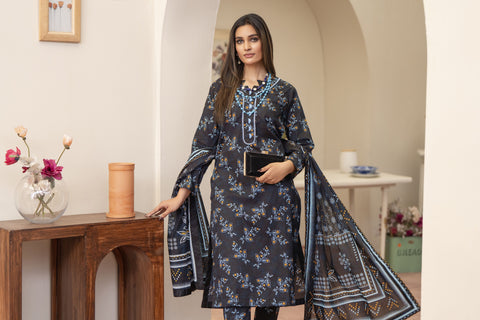 3pc Ready to Wear Breeze by Aabpara Printed Lawn Womenswear BBA4