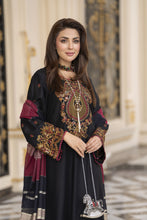 3pc Embroidered Linen Suit with Jacquard Dupatta Soraya SBH9