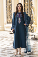 3pc Embroidered Linen Suit with Net Dupatta Soraya SBH5