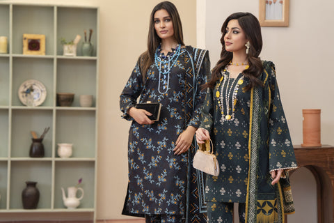 3pc Ready to Wear Breeze by Aabpara Printed Lawn Womenswear BBA4
