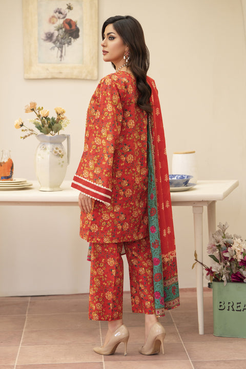 3pc Ready to Wear Breeze by Aabpara Printed Lawn Womenswear BBA2