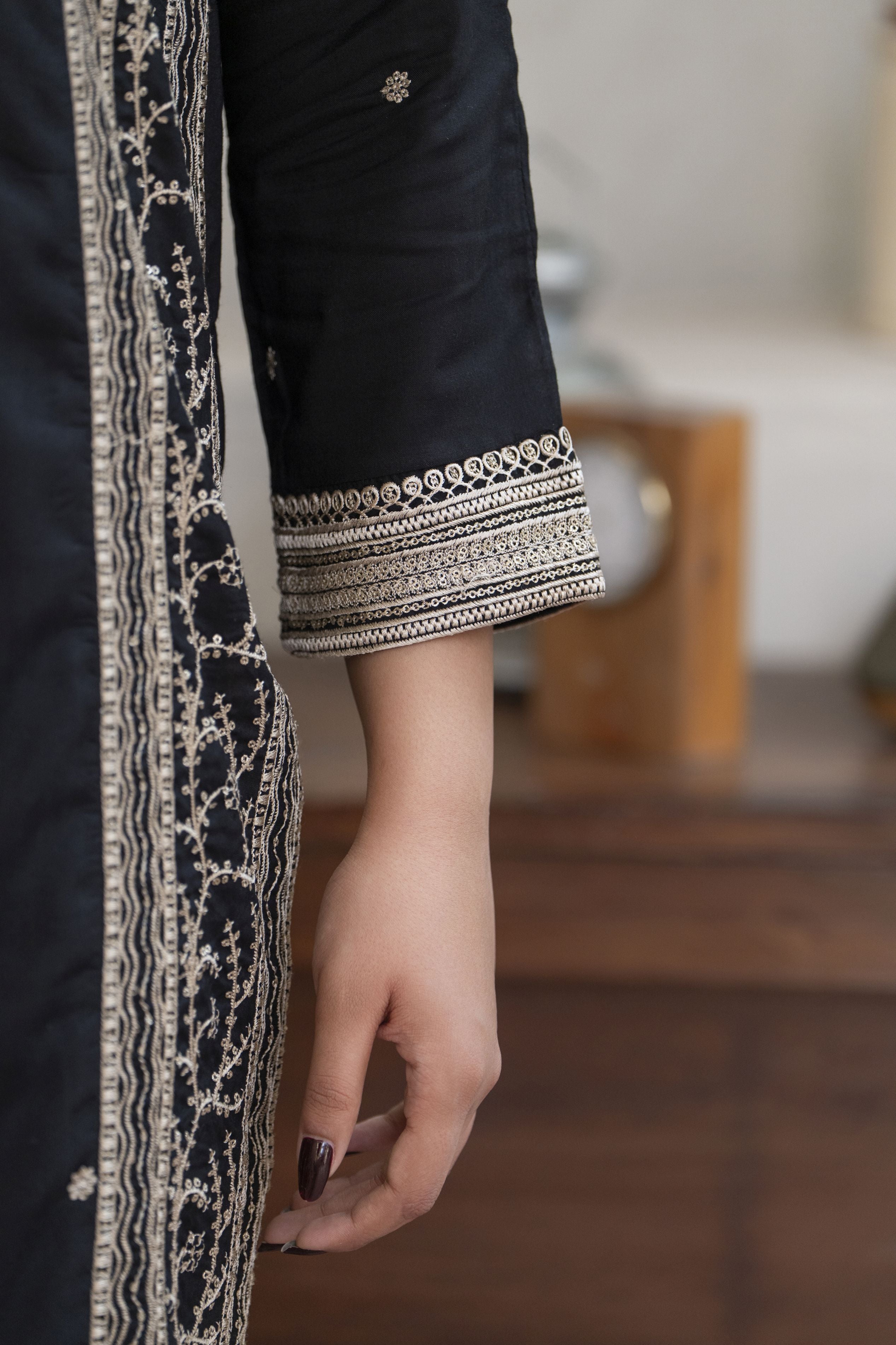 Bloomline Ready to Wear Embroidered Casual Dress by Zaiwa ZBRW8