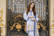 Daily Drapes by Mona – 3pc Raw Silk Suit with Wide Leg Trousers DDR6