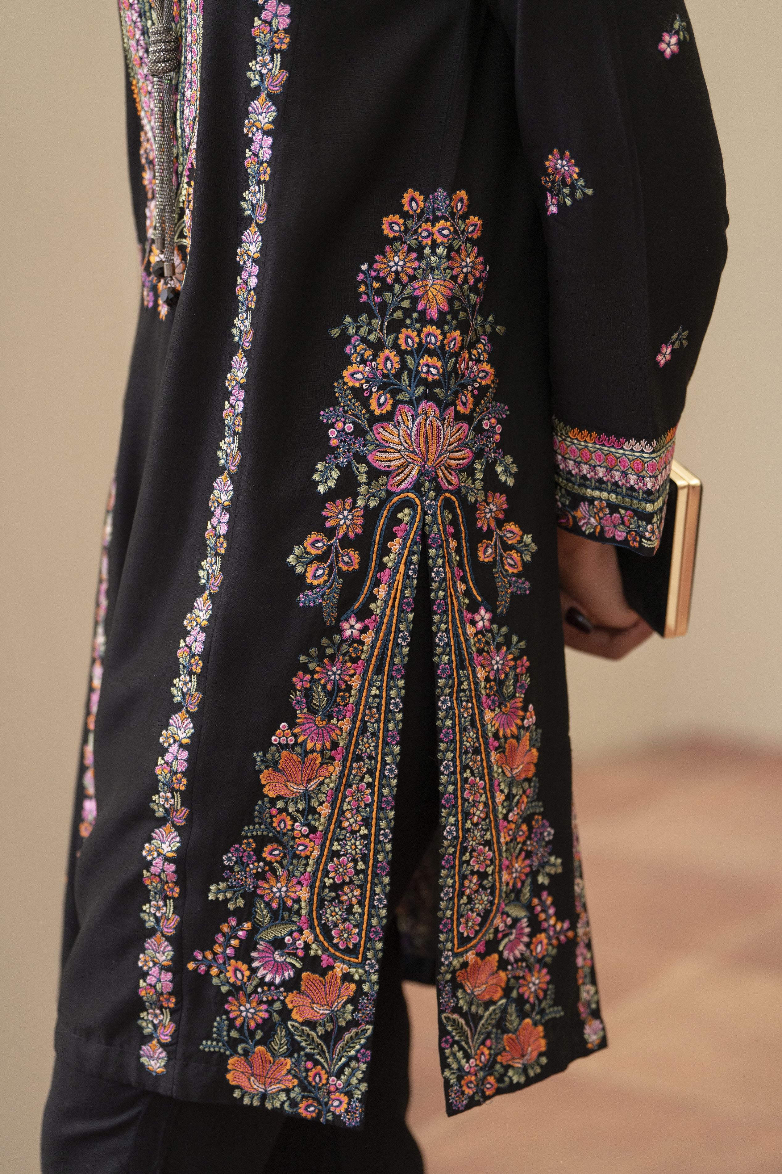 Bloomline Ready to Wear Embroidered Casual Dress by Zaiwa ZBRW2