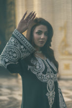 Reshmi RA7 Bottle Green Embroidered 3pc Raw Silk Suit with Shalwar