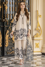 Daily Drapes by Mona – 3pc Raw Silk Printed co-ord set with Palazzo Pants DDR8