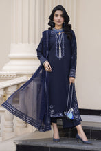 Aleezay Evara 3pc Raw Silk Long Embroidered Ready to Wear Suit EZ10