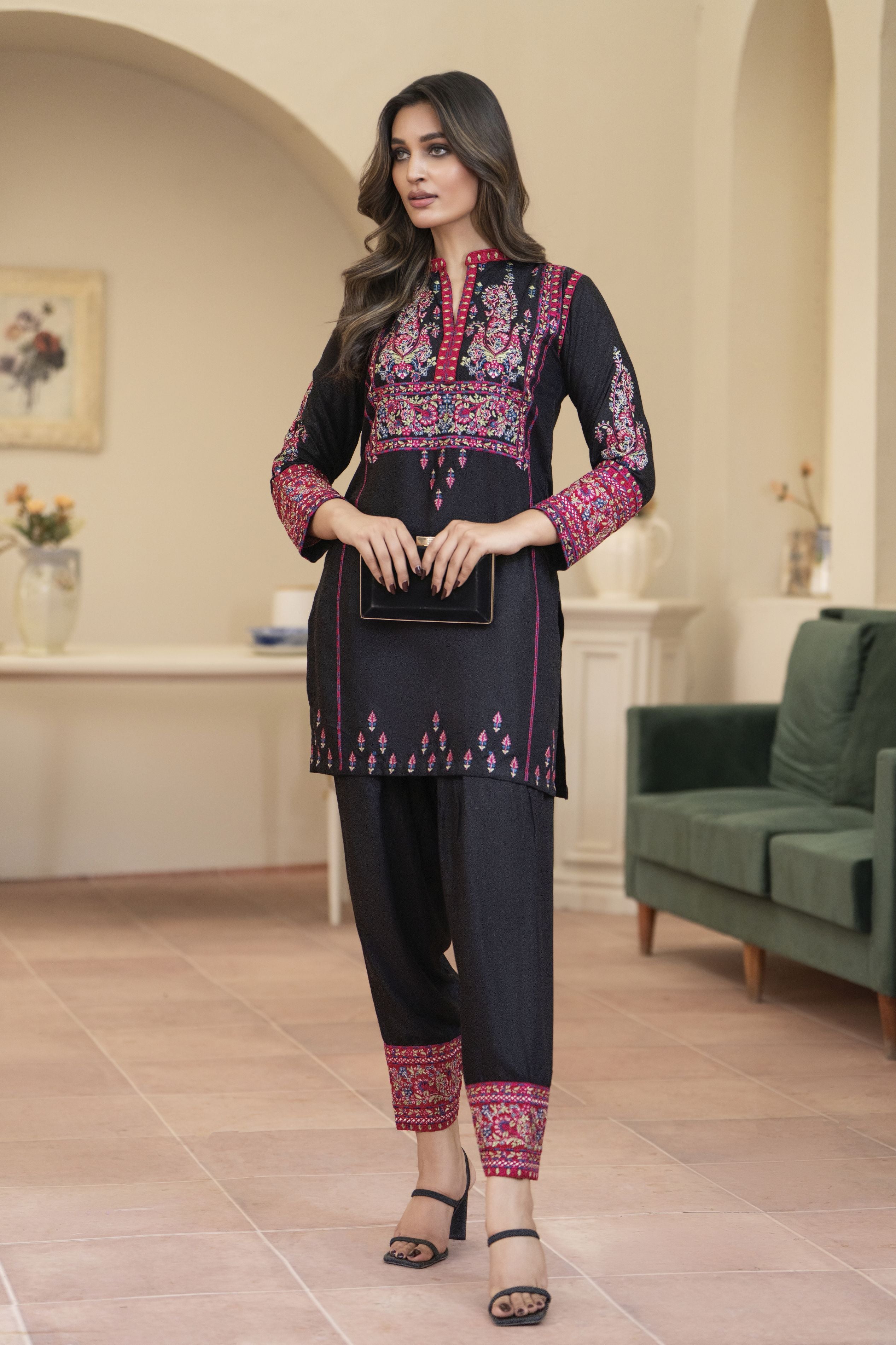 Bloomline Ready to Wear Embroidered Casual Shalwar Suit by Zaiwa ZBRW4