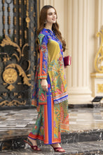 Daily Drapes by Mona – 3pc Printed Raw Silk co-ord set for women DDR5