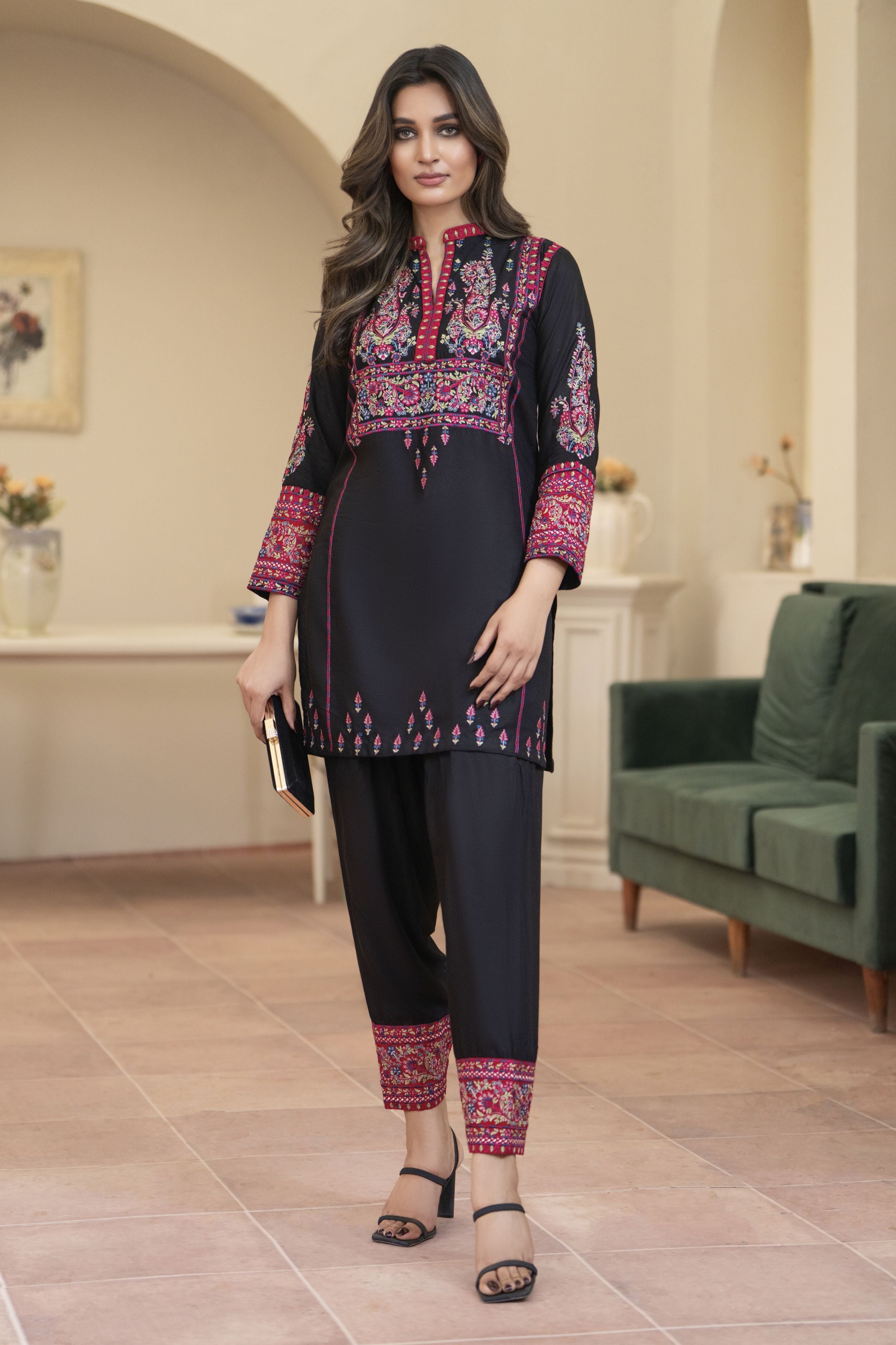 Bloomline Ready to Wear Embroidered Casual Shalwar Suit by Zaiwa ZBRW4