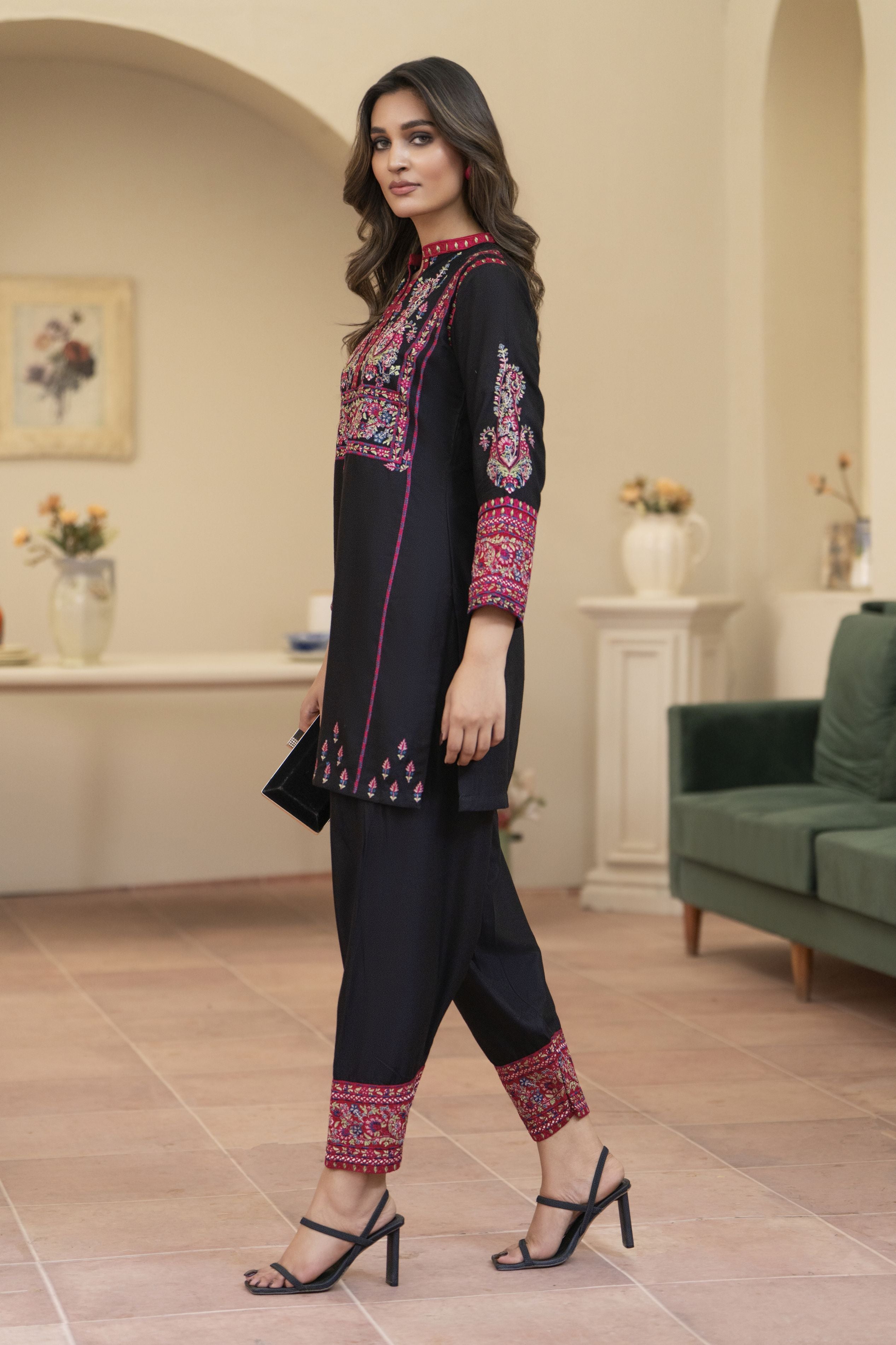 Bloomline Ready to Wear Embroidered Casual Shalwar Suit by Zaiwa ZBRW4