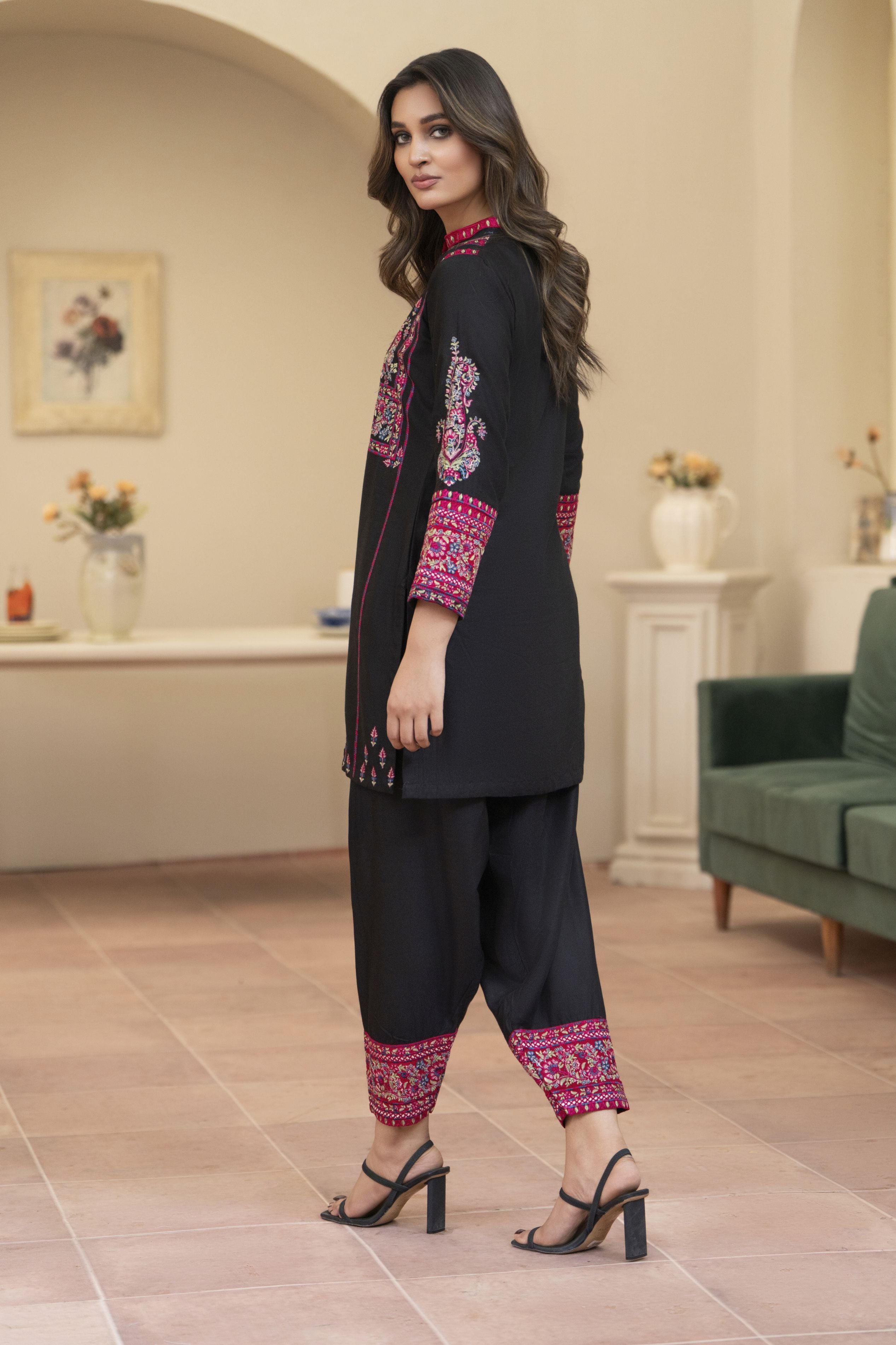 Bloomline Ready to Wear Embroidered Casual Shalwar Suit by Zaiwa ZBRW4