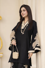 Cotton Canvas by Zaiwa – 2pc Black Cotton Designer Kurta Set CCZ11