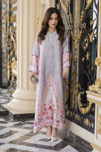 Sakeena 2pc Printed Charmeuse Handworked Kaftan – Rameen – CS5