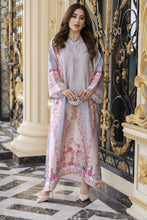 Sakeena 2pc Printed Charmeuse Handworked Kaftan – Rameen – CS5