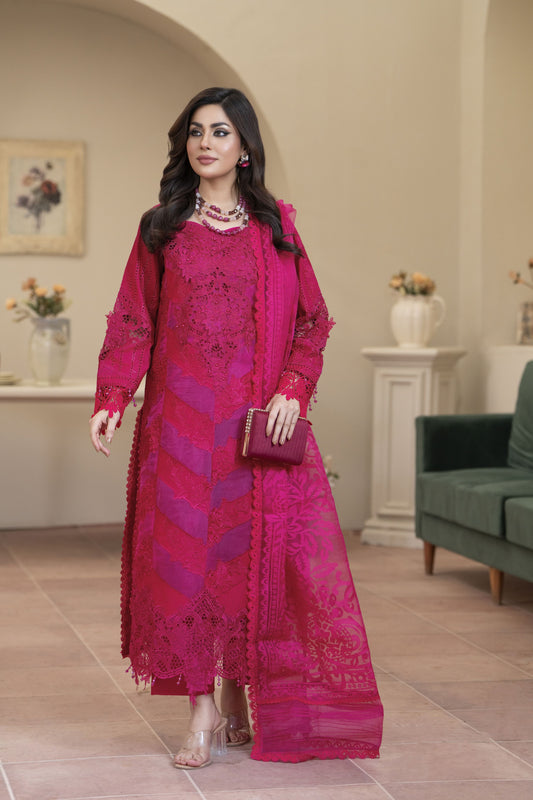 3pc Ready to Wear Luxury Lawn Collection by Silver 2025 SLL01