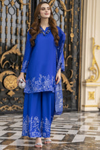 Daily Drapes by Mona – 3pc Raw Silk Suit with palazzo pants DDR4