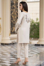 Cotton Canvas by Zaiwa – 2pc Ivory Cotton Handwork Dress CCZ4