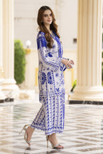 Daily Drapes by Mona – 3pc Raw Silk Suit with Wide Leg Trousers DDR3