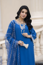 Aleezay Evara 3pc Raw Silk Embroidered Long Dress EZ5