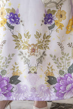 Sakeena 2pc Printed Charmeuse Handworked Kaftan – Zareen – CS2