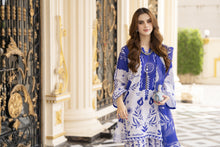 Daily Drapes by Mona – 3pc Raw Silk Suit with Wide Leg Trousers DDR3