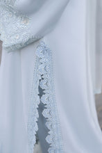 Aleezay Evara 3pc Raw Silk Embroidered Long Ready to Wear Suit EZ8