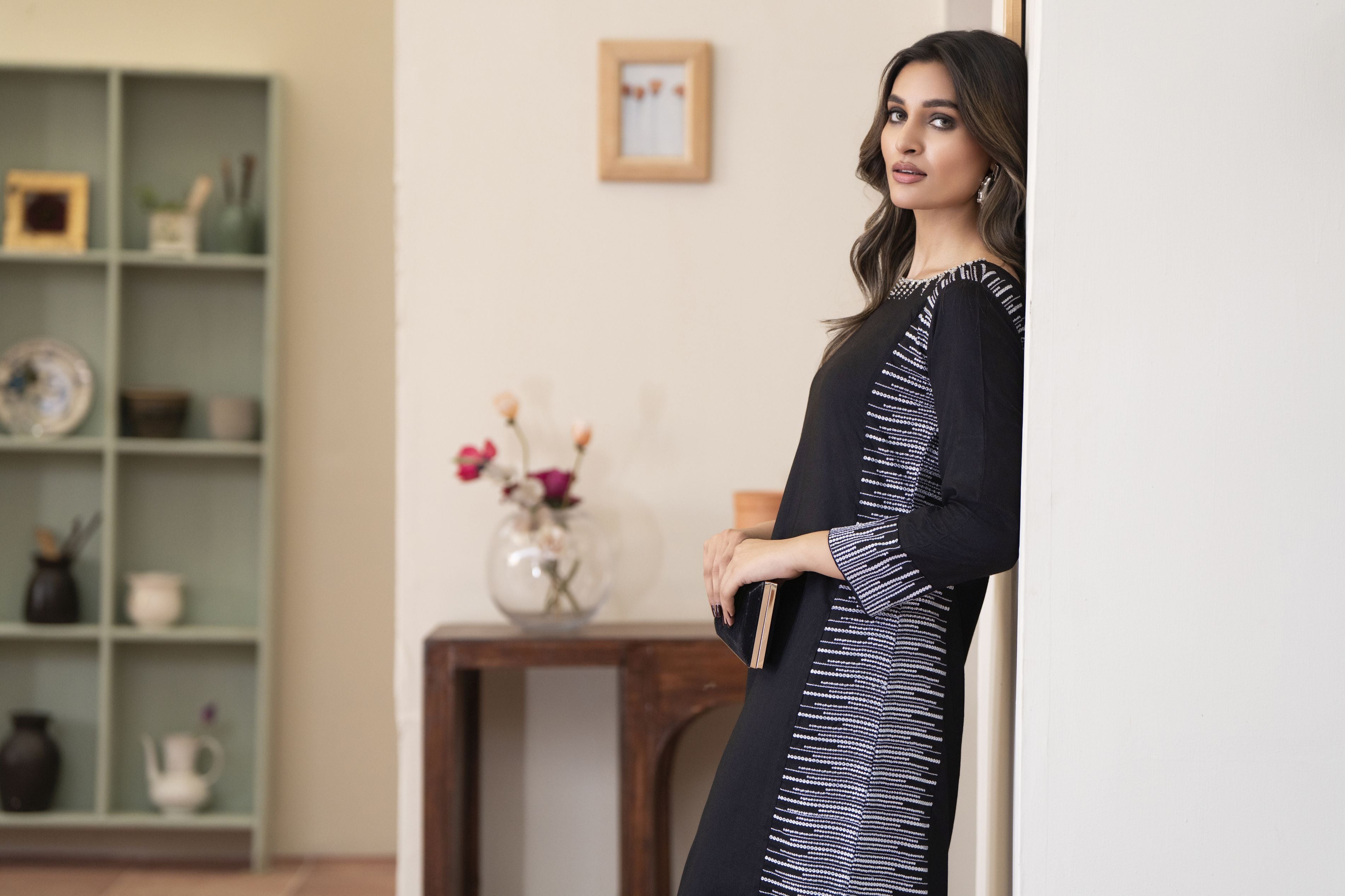 Bloomline Ready to Wear Embroidered Casual Dress by Zaiwa ZBRW1