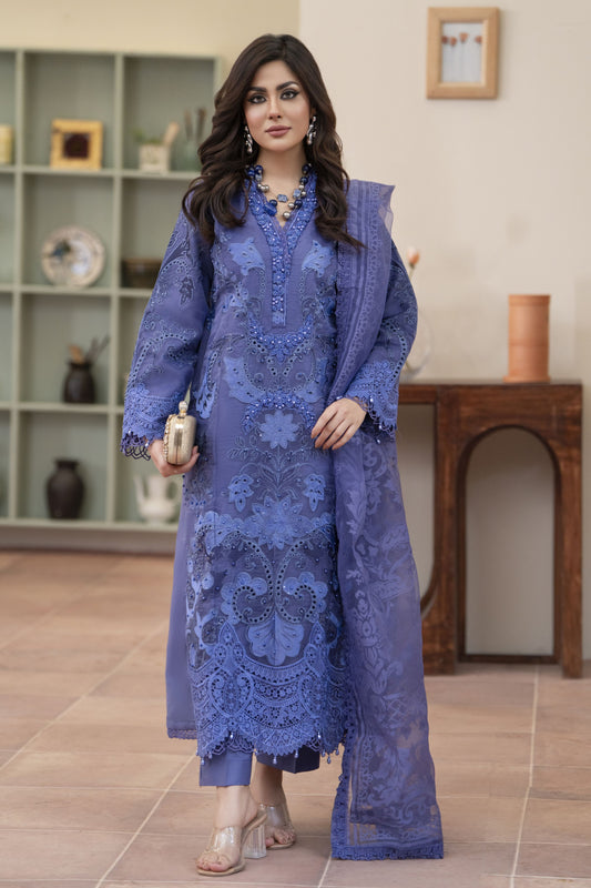 3pc Ready to Wear Luxury Lawn Collection by Silver 2025 SLL06