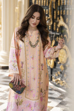 Sakeena 2pc Printed Charmeuse Handworked Kaftan – Areej – CS1