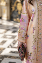 Sakeena 2pc Printed Charmeuse Handworked Kaftan – Areej – CS1