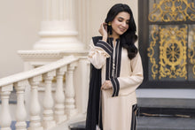 Aleezay Evara 3pc Raw Silk Long Kurta with Straight Trousers EZ4