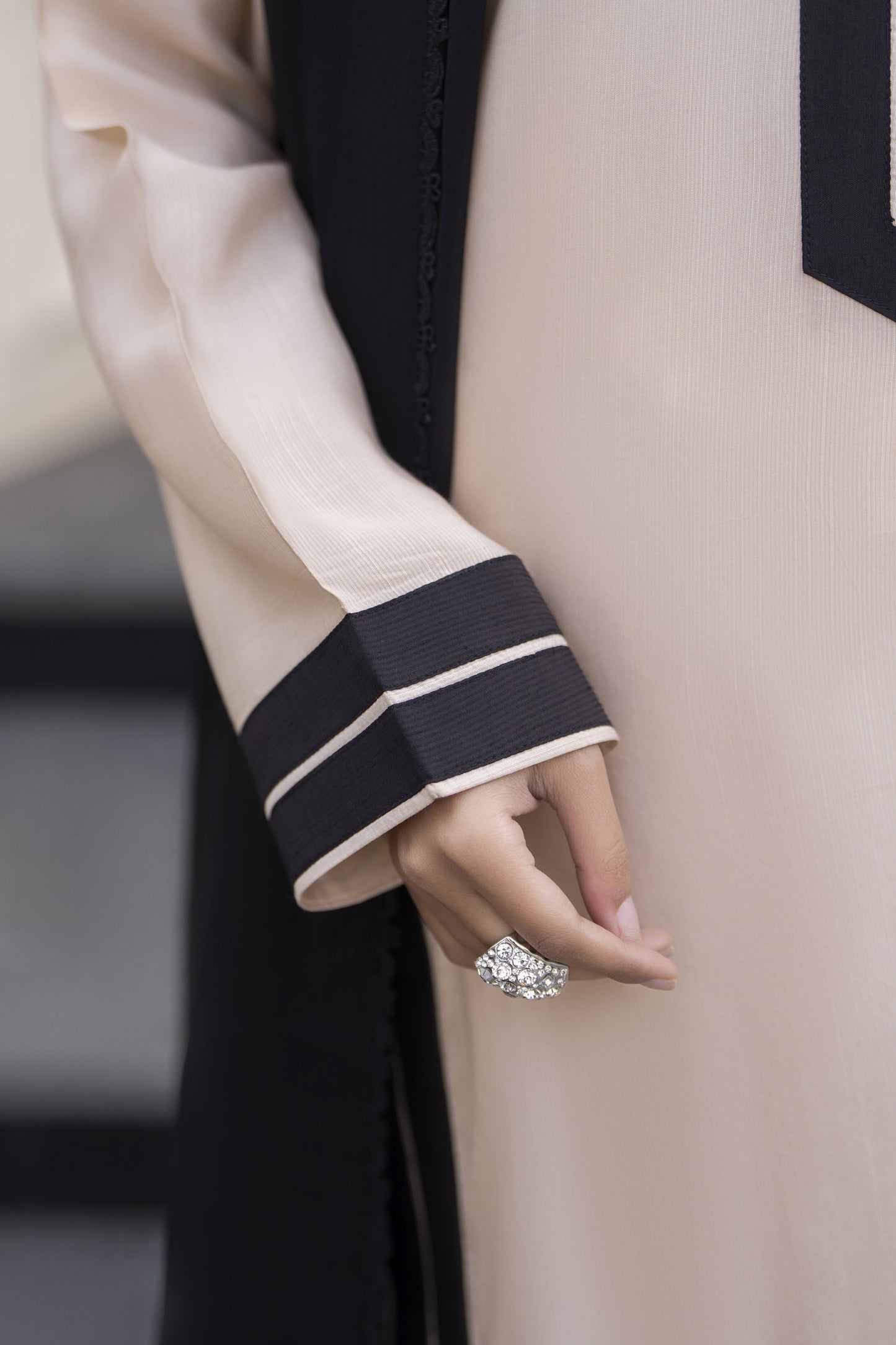 Aleezay Evara 3pc Raw Silk Long Kurta with Straight Trousers EZ4