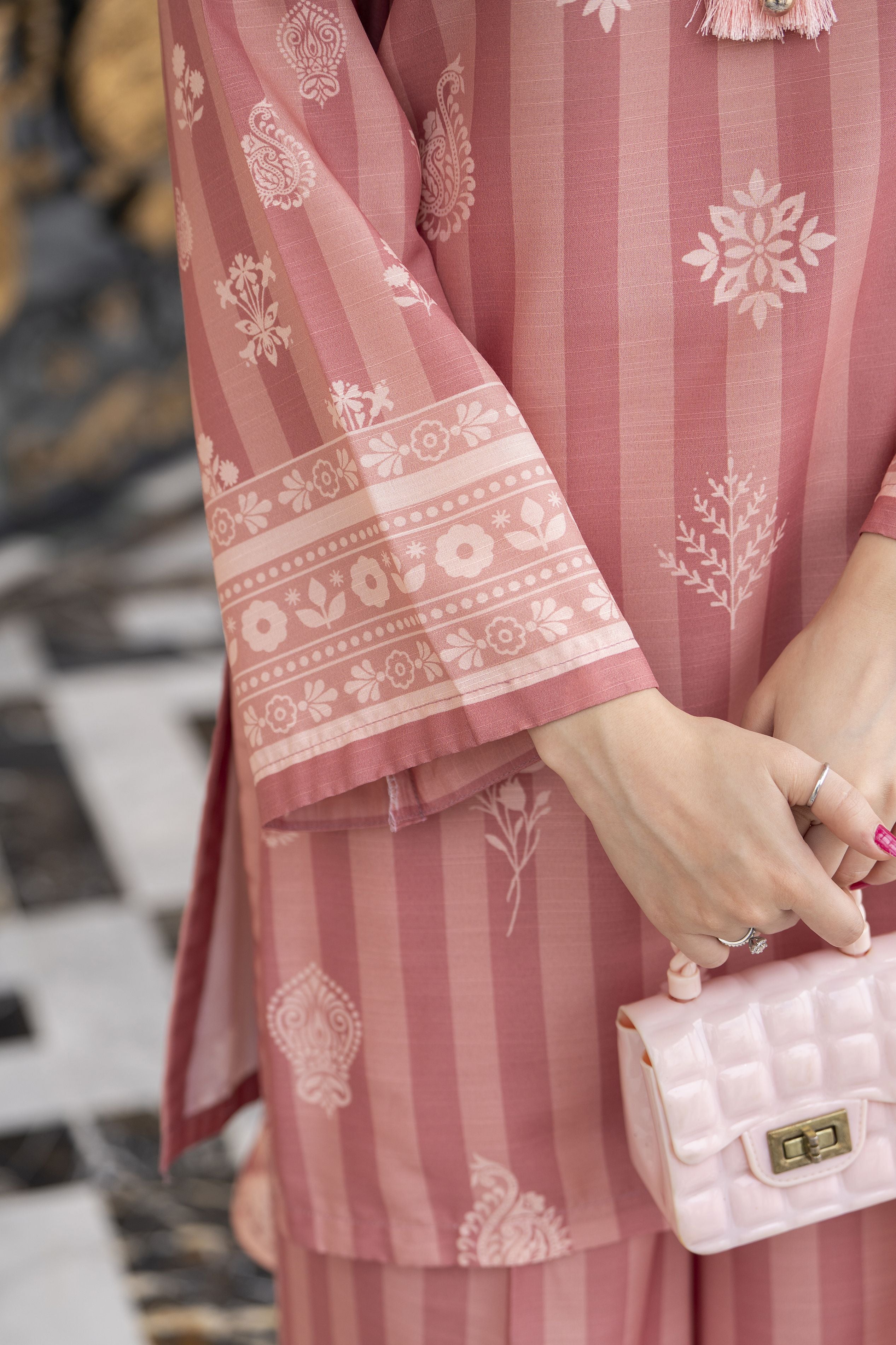 Daily Drapes by Mona – 3pc Printed Raw Coord Set DDR10