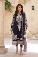 Zaiwa Sway11 3pc Navy Sequin Embroidered Lawn Suit with Monar Dupatta