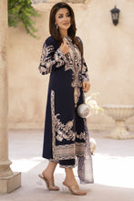 Zaiwa Sway11 3pc Navy Sequin Embroidered Lawn Suit with Monar Dupatta