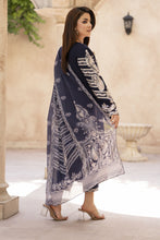Zaiwa Sway11 3pc Navy Sequin Embroidered Lawn Suit with Monar Dupatta