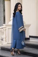 Aleezay Evara 3pc Raw Silk with Velvet Embroidery Ready to Wear Suit EZ9