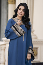 Aleezay Evara 3pc Raw Silk with Velvet Embroidery Ready to Wear Suit EZ9