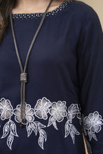 Bloomline Ready to Wear Embroidered Casual Dress by Zaiwa ZBRW7