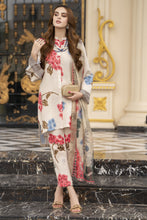 Daily Drapes by Mona – 3pc Printed Raw Silk Co-ord Suit DDR1