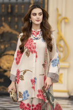 Daily Drapes by Mona – 3pc Printed Raw Silk Co-ord Suit DDR1