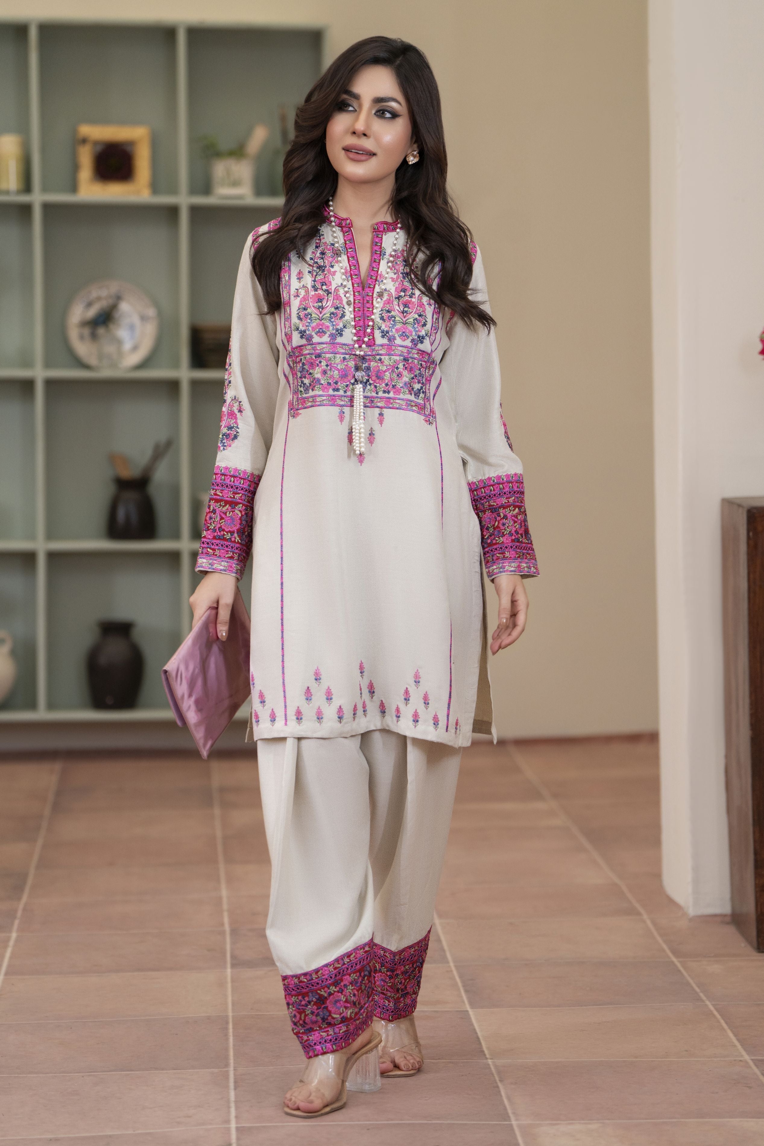 Bloomline Ready to Wear Embroidered Casual Shalwar Suit by Zaiwa ZBRW6