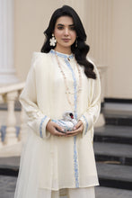 Aleezay Evara 3pc Raw Silk Embroidered Ready to Wear Designer Suit EZ1