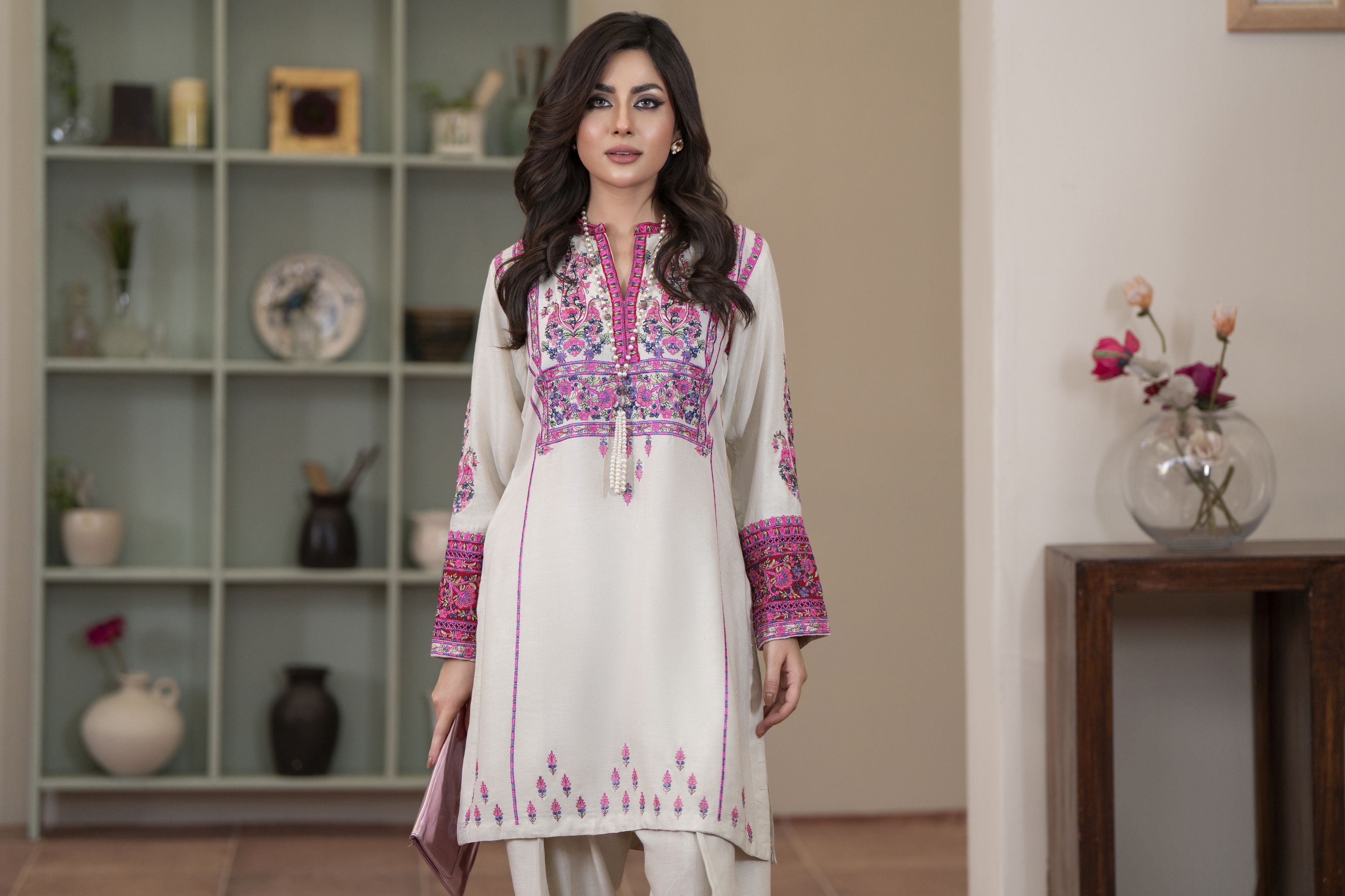 Bloomline Ready to Wear Embroidered Casual Shalwar Suit by Zaiwa ZBRW6